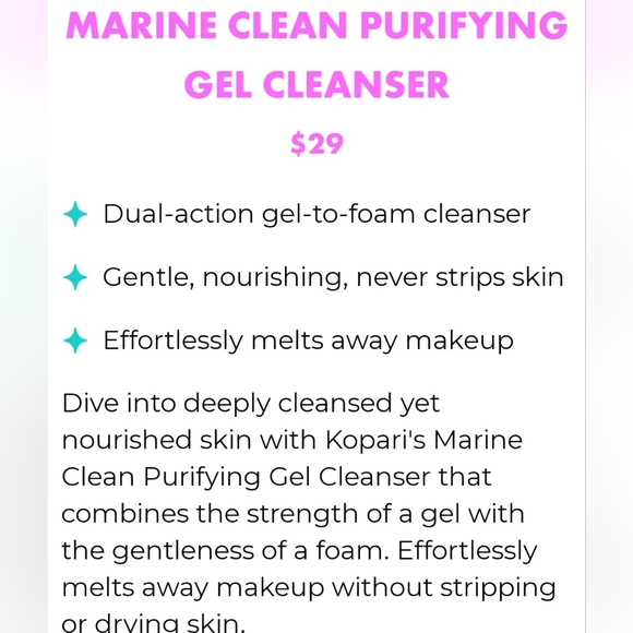 5/75$ Kopari - MARINE CLEAN PURIFYING GEL CLEANSER - Picture 10 of 13